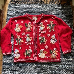 Vintage Christmas knit sweater